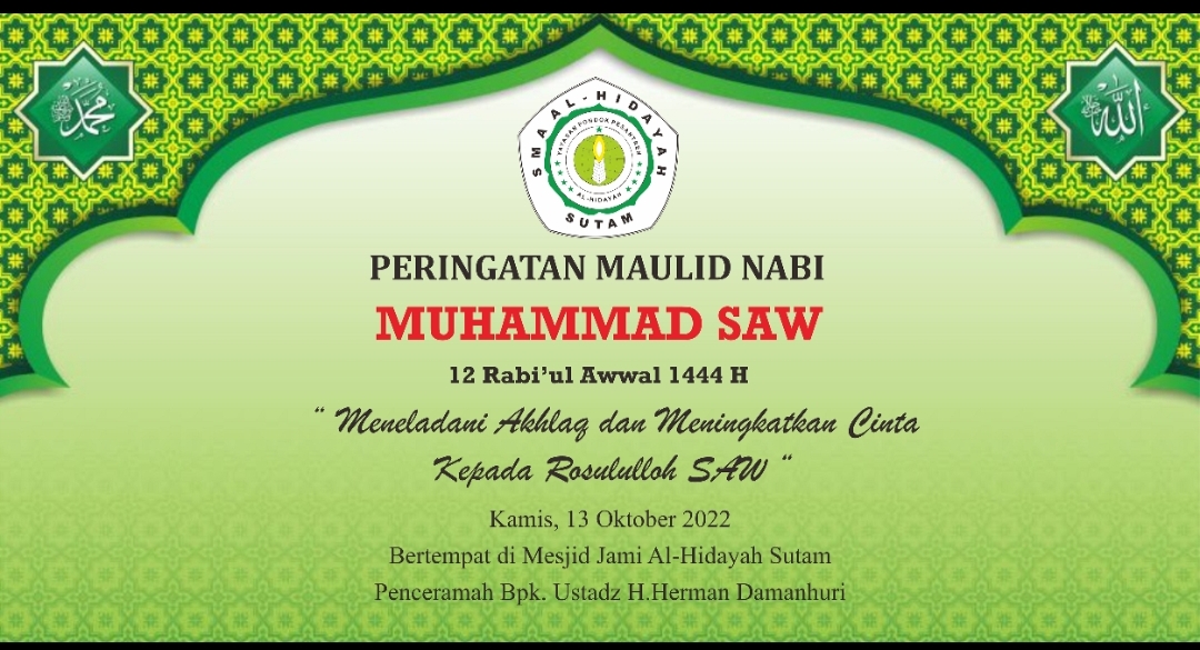 Kegiatan Memperingati Maulid Nabi Muhammad SAW